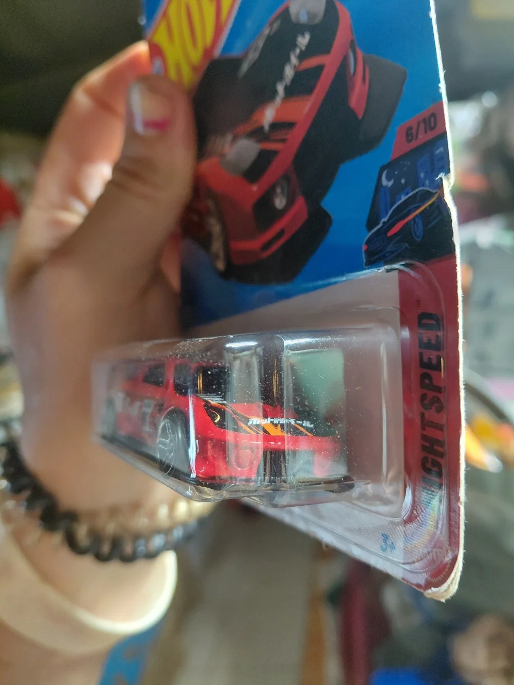 The Hot Wheels 24/Seven Nightspeed is a 1:64 scale diecast car modeled after tun